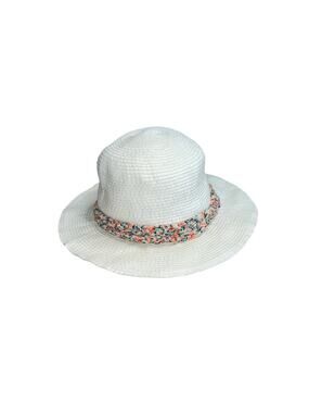 MELROSE AND MARKET Braided Trim Panama Hat in Ivory Combo Women’s One Size